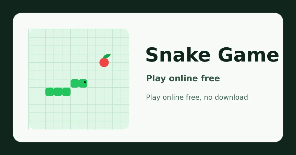 Snake Game preview